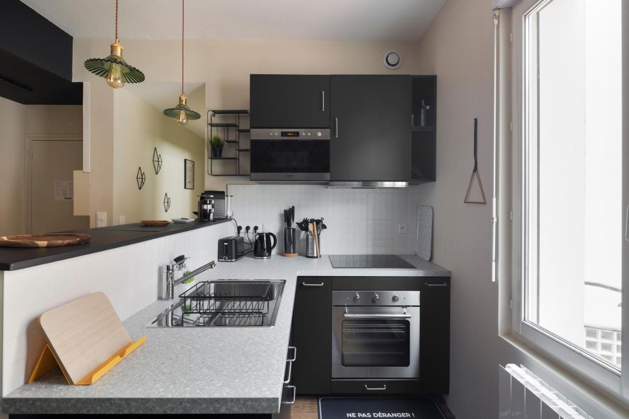 Le Brooklyn - Inspiration Us A Deux Pas Des Quais Appartement Rennes Buitenkant foto